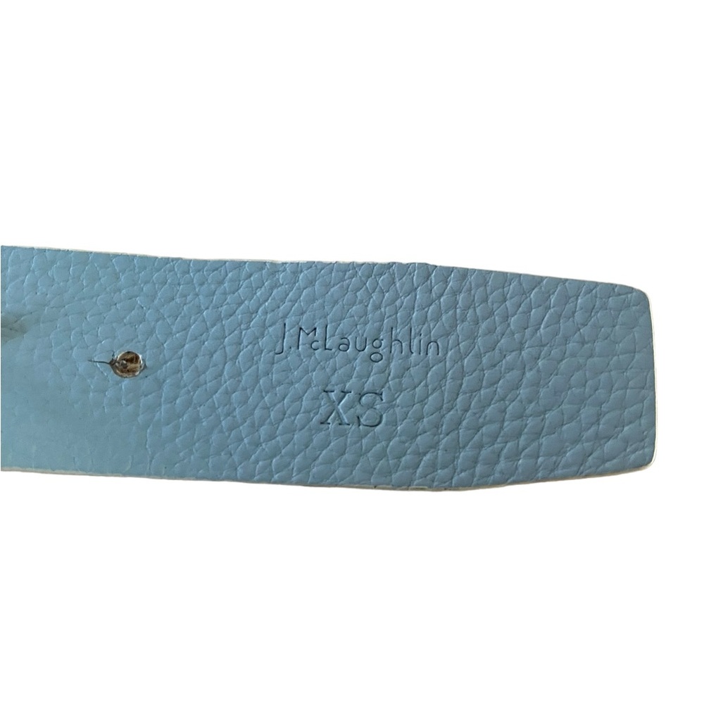 J. McLaughlin Floral Leather Belt Size XS - Picture 3 of 5